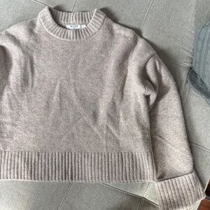 NA-KD Soft Beige Crew Neck Sweater